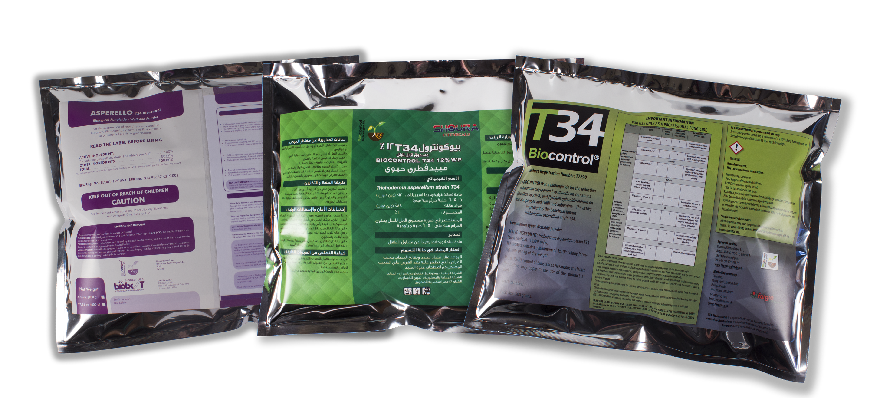 Bolsas fungicida biológico T34 Biocontrol